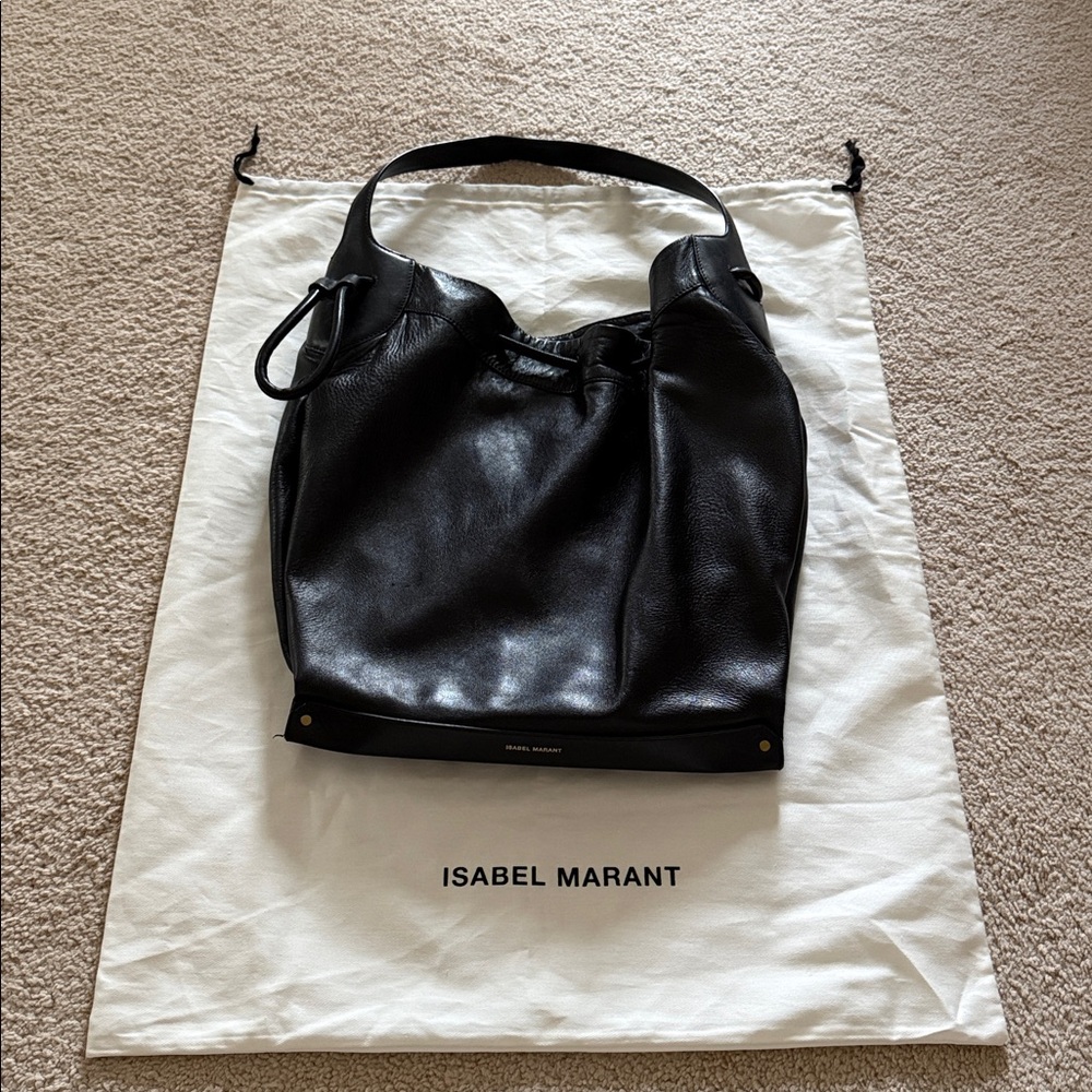 EUC Isabel Marant black hobo handbag with dust bag - Picture 8 of 13
